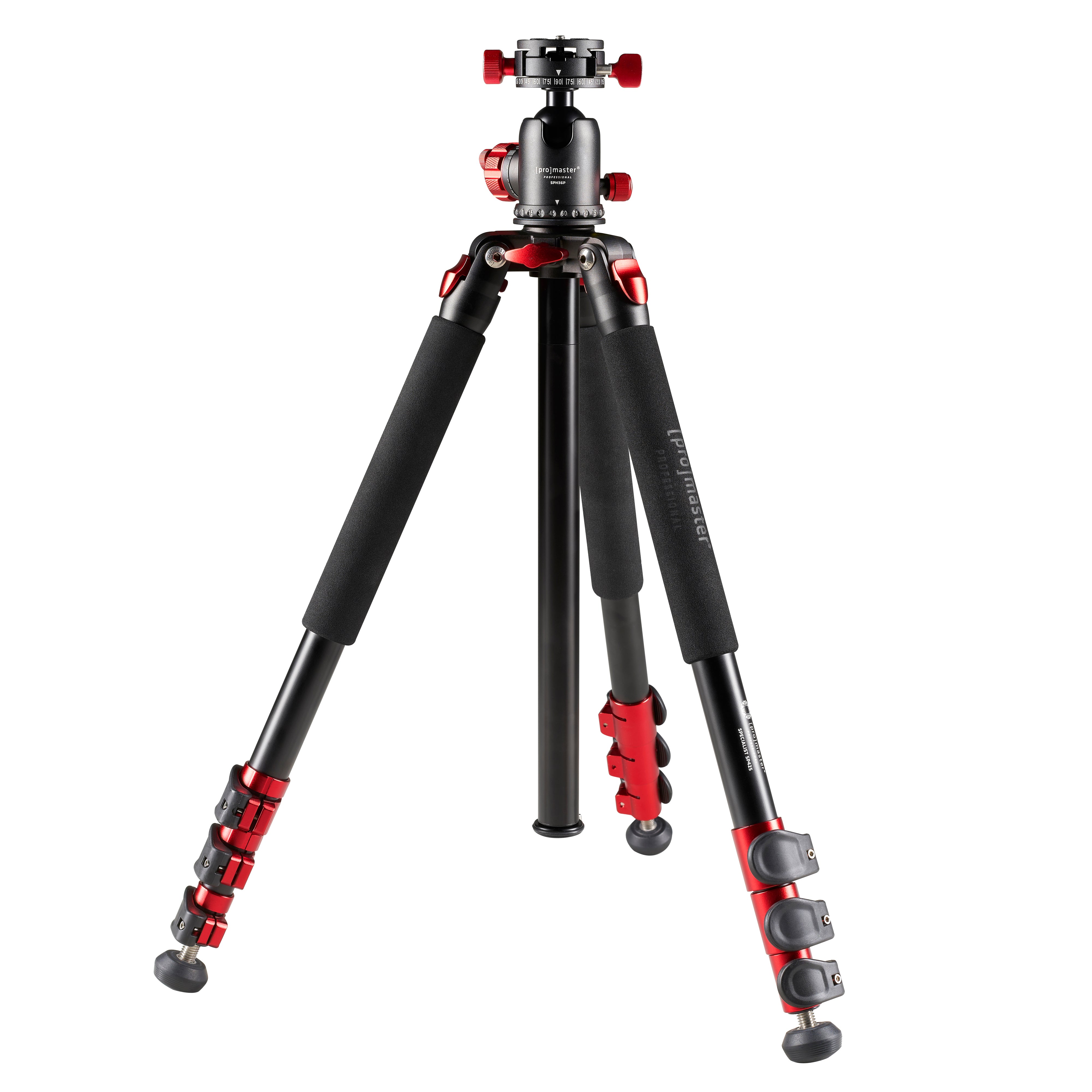 Pro Master Professional Aluminum Tripod shops W/Manfrotto Bag