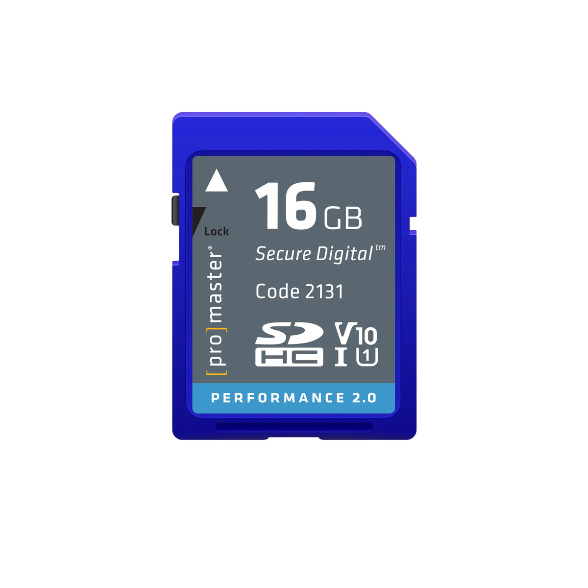 SDHC 16GB Performance 2.0 UHS-I Memory Card – ProMaster