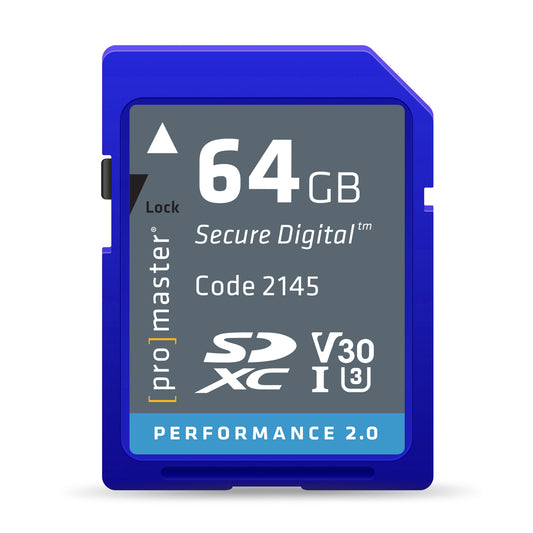 SDXC 64GB Performance 2.0 UHS-I Memory Card