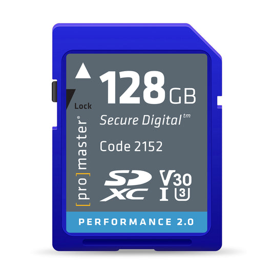 SDXC 128GB Performance 2.0 UHS-I Memory Card