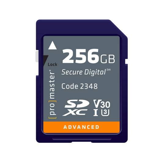 SDXC 256GB Advanced UHS-I V30 Memory Card