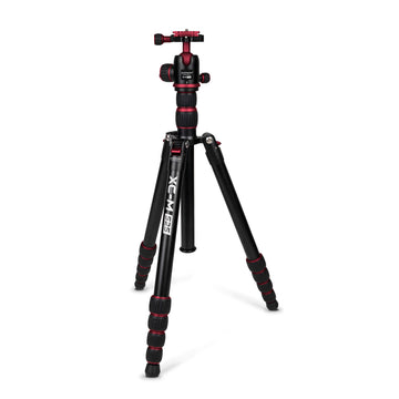 XC-M 525K Professional Tripod Kit with Head - Red