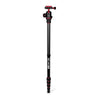 XC-M 525K Professional Tripod Kit with Head - Red