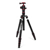 XC-M 525K Professional Tripod Kit with Head - Red