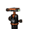 XC-M 525K Professional Tripod Kit with Head - Orange