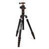 XC-M 525K Professional Tripod Kit with Head - Orange