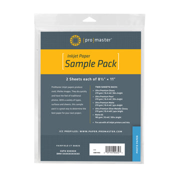 Inkjet Paper Sample Pack