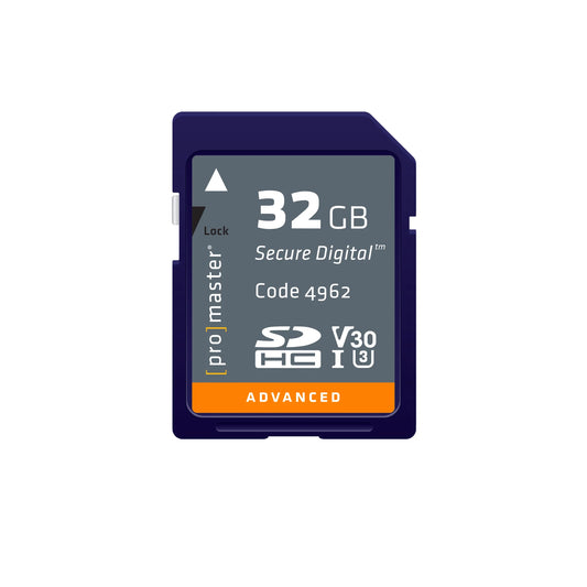 SDHC 32GB Advanced UHS-I V30 Memory Card