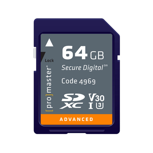 SDXC 64GB Advanced UHS-I V30 Memory Card