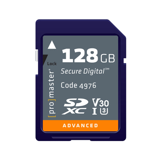 SDXC 128GB Advanced UHS-I V30 Memory Card