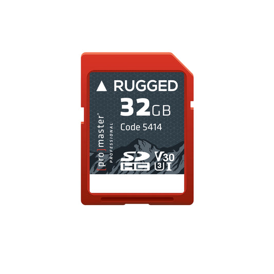 SDHC 32GB Rugged<span>™</span> UHS-I V30 Memory Card