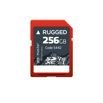 SDXC 256GB Rugged%3cspan%3e%26trade%3b%3c%2fspan%3e UHS-I V30 Memory Card