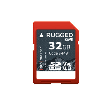 SDHC 32GB Rugged%3cspan%3e%26trade%3b%3c%2fspan%3e CINE UHS-II V90 Memory Card