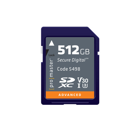 SDXC 512GB Advanced UHS-I V30 Memory Card