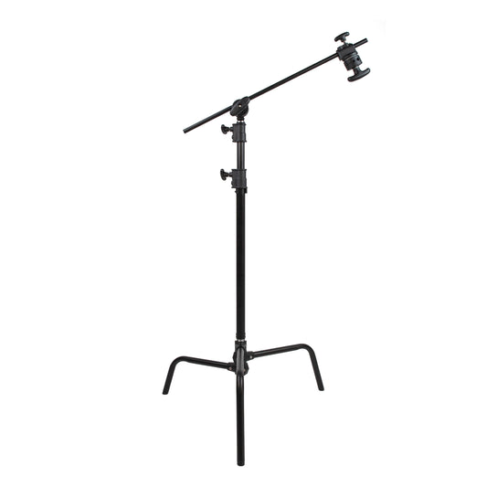 Professional C-Stand Kit with Turtle Base 7.5' - Black