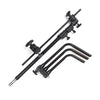 Professional C-Stand Kit with Turtle Base 7.5' - Black