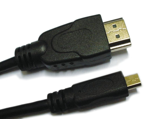 HDMI Cable A male - micro D male 6' black