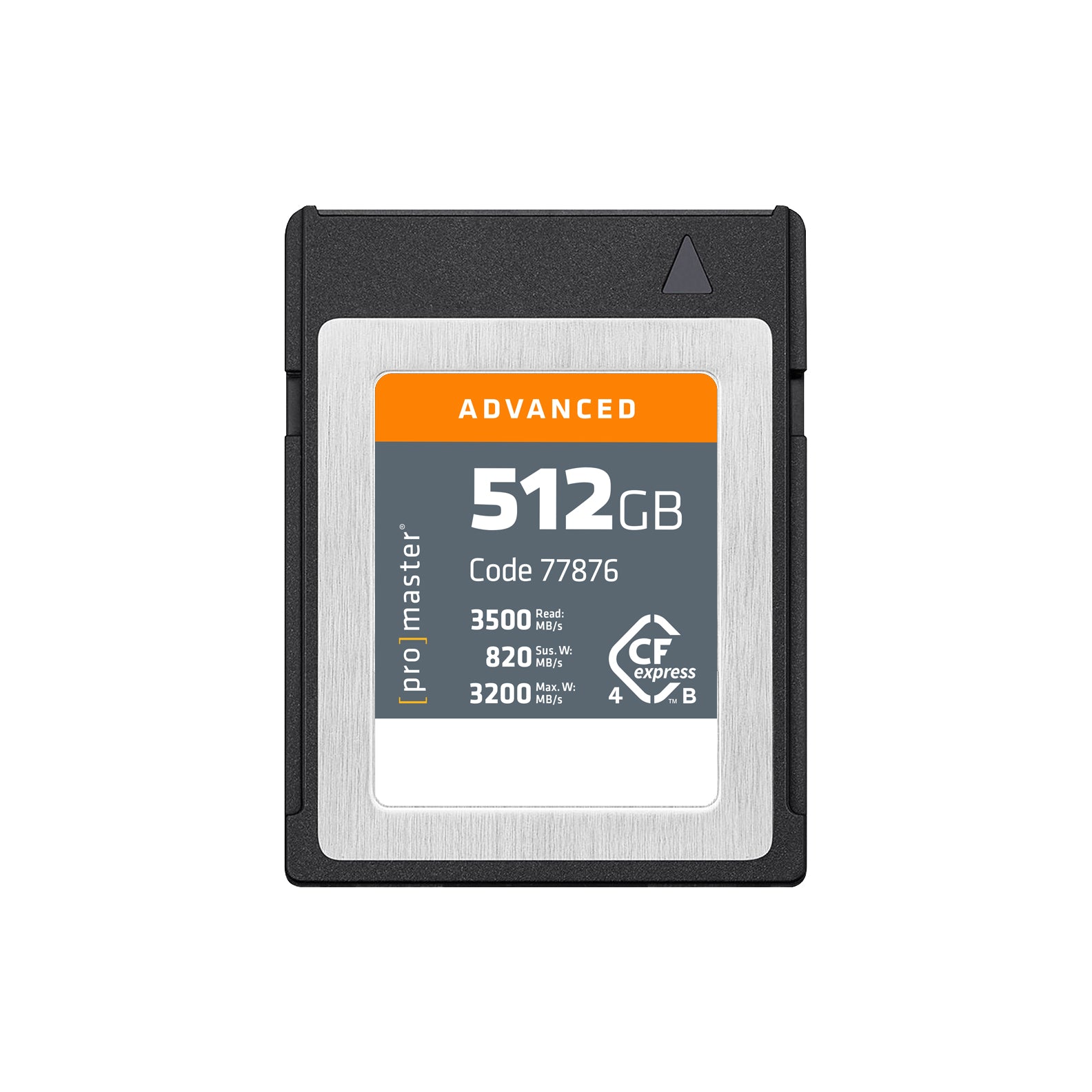 Memory Card Advanced CFexpress 4.0 Type B 512GB Advanced Memory Card – ProMaster
