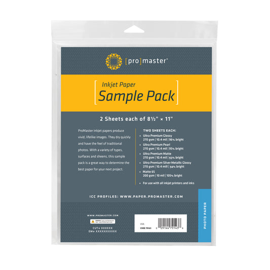 Inkjet Paper Sample Pack