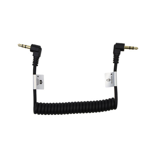 Audio Cable 3.5mm TRS male right angle - 3.5mm TRS male right angle - 8 1/2