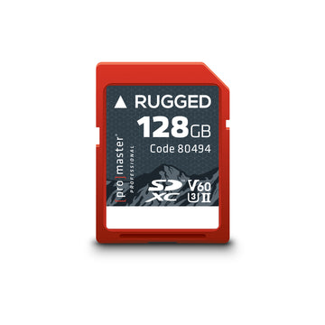 SDXC 128GB Rugged UHS-II V60 Memory Card