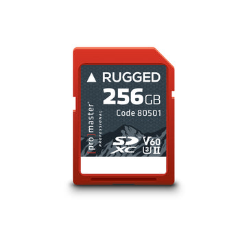 SDXC 256GB Rugged%3cspan%3e%26trade%3b%3c%2fspan%3e UHS-II V60 Memory Card