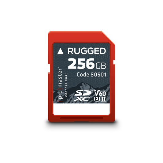 SDXC 256GB Rugged<span>™</span> UHS-II V60 Memory Card