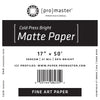 Fine Art Cold Press Bright Matte Paper 17%22x50' Roll