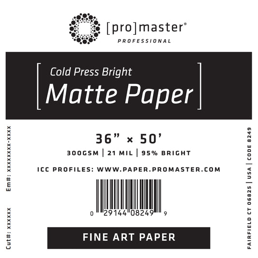 Fine Art Cold Press Bright Matte Paper 36