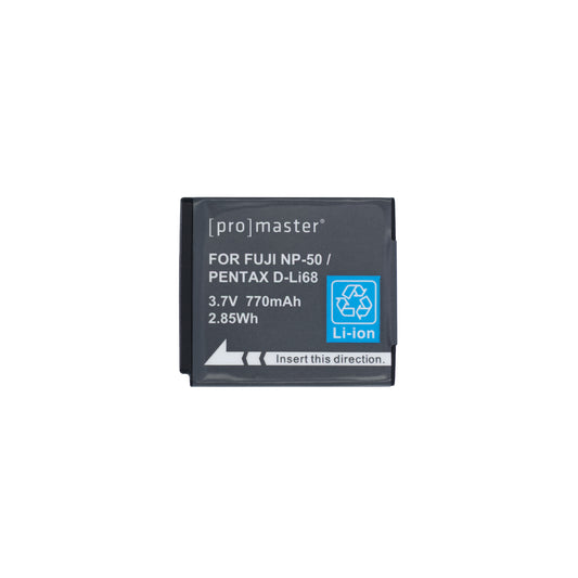 Li-ion Battery for Fuji NP-50, Pentax D-Li68 / D-Li122, Kodak Klic-7004