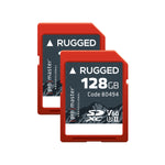 SDXC 128GB Rugged<span>™</span> UHS-II V60 Memory Card - 2 Pack