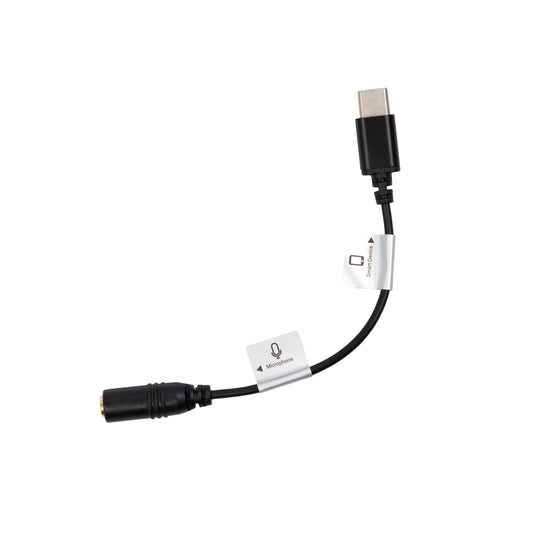 Audio Cable USB-C male straight - 3.5mm TRRS female straight - 4 1/2