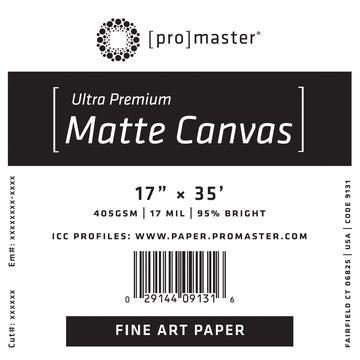 Ultra Premium Matte Canvas 17%22 x 35' Roll