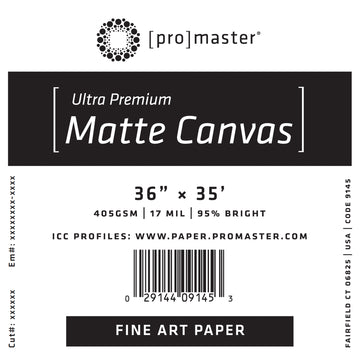 Ultra Premium Matte Canvas 36%22 x 35' Roll