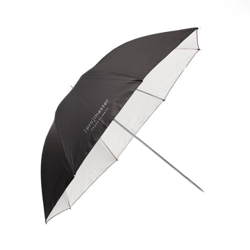 36%22 Reflective Umbrella - White with Black Backing