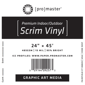 Premium Indoor%2fOutdoor Scrim Vinyl 24%22 x 45' Roll