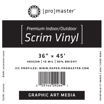 Premium Indoor%2fOutdoor Scrim Vinyl 36%22x45' Roll