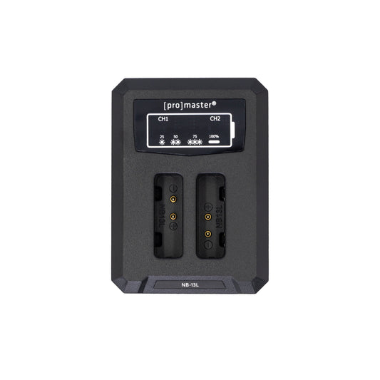 Dually Charger - USB-A for Canon NB-13L
