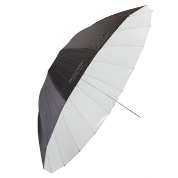 72%22 Reflective Umbrella - White with Black Backing