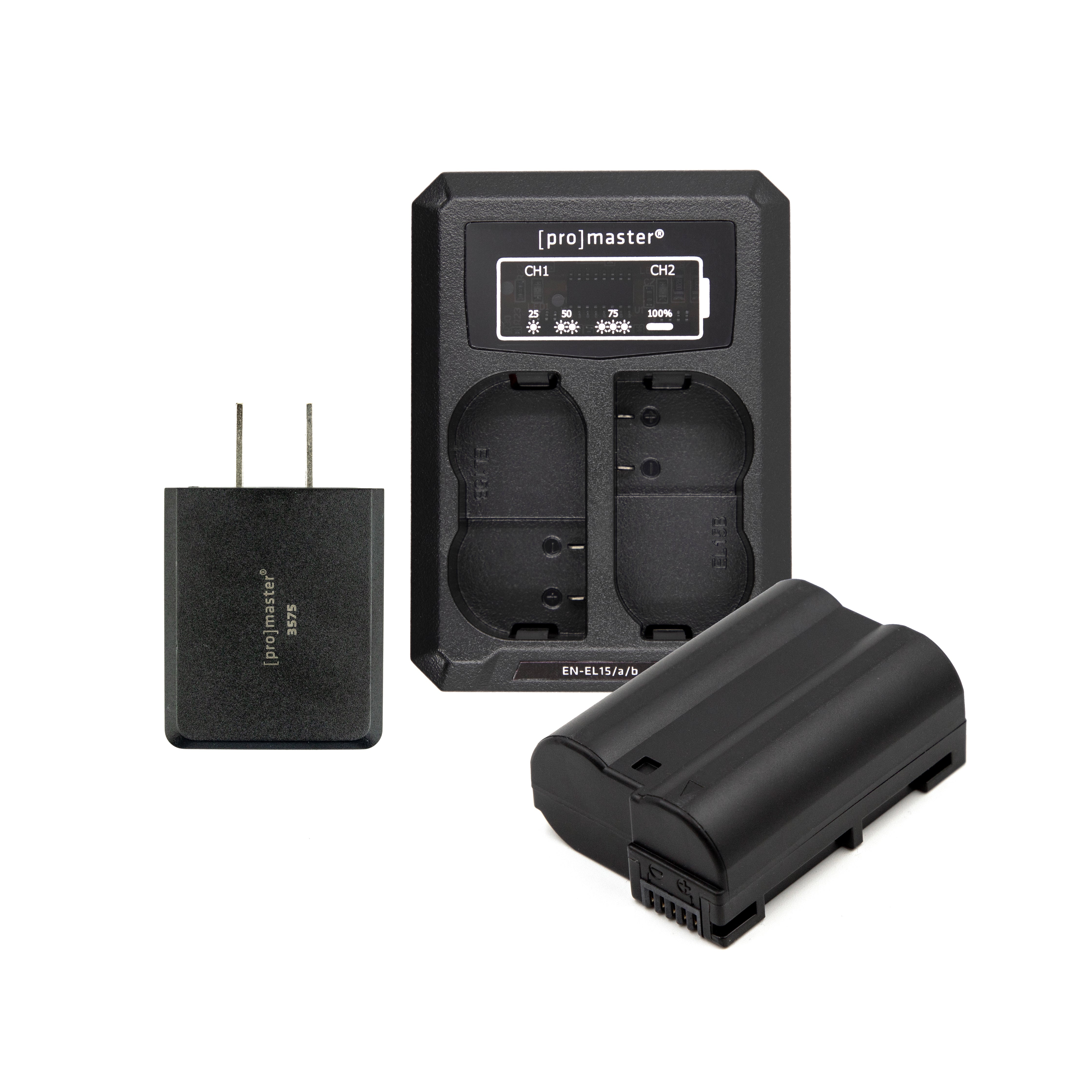 Battery & Charger Kit for Nikon EN-EL15c – ProMaster