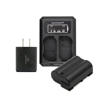 Battery & Charger Kit for Nikon EN-EL15c
