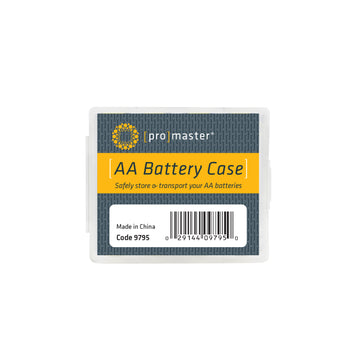 AA Battery Storage Case - holds 4 cells