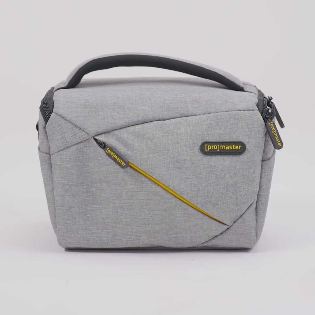 (未使用･未開封品)　Promasterカメラ&ビデオカメラDSLRショルダーサポート p1m72rm Impulse Medium Shoulder Bag - Grey – ProMaster